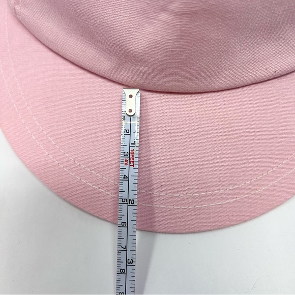 Vintage Disney Epcot Center Figment Pink Hat 1980s Embroidered Rainbow